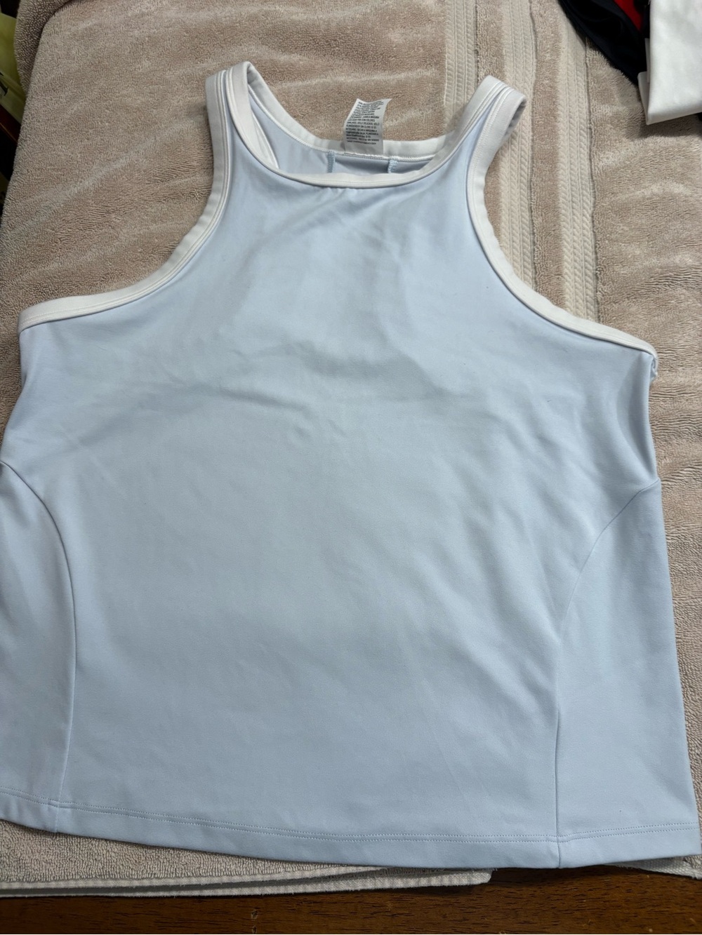 All in motion Light Blue Racerback Tank Top Large